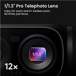 Insta360 Luna Ultra 8K Action Camera Standard Bundle, Cosmic Black