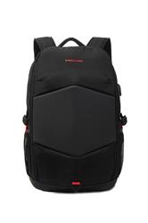 KINGSLONG 17.3" Gaming Backpack with USB Port, Waterproof, Black