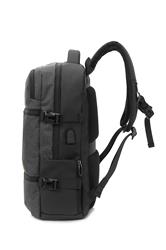 KINGSLONG 15.6" Travel Laptop Backpack with USB Port, Black