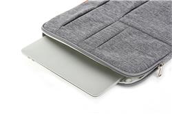 KINGSLONG 17.3" Laptop Sleeve, Bubble Soft Case, Gray