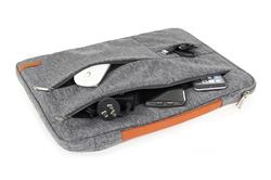 KINGSLONG 17.3" Laptop Sleeve, Bubble Soft Case, Gray