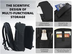 KINGSLONG Sac à dos de voyage pour ordinateur portable 50L