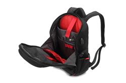 KINGSLONG 17.3" Gaming Backpack with USB Charging Port, Black