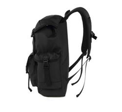 KINGSLONG 15.6" Backpack, Hiking Motorcycle Camping Traveling, Black