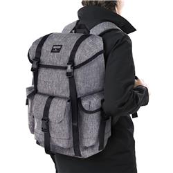 KINGSLONG - Sac à dos de 15,6 po en polyester, gris