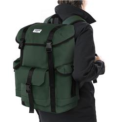 KINGSLONG 15.6" Backpack, Hiking Motorcycle Camping Traveling, Green