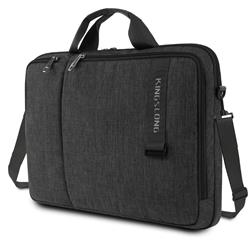 KINGSLONG 17.3" Slim Laptop Bag for Work, Business and Travel, Black