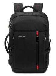 KINGSLONG 15.6" Laptop Backpack with USB Charging Port, Black