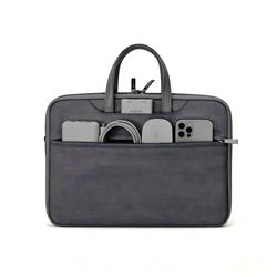 Sacoche mince pour ordinateur portable iCAN 15,6 pouces avec ouverture frontale à 180°