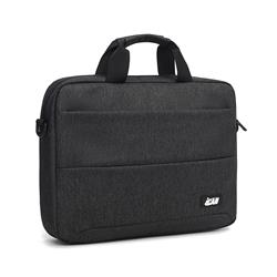 iCAN 15.6" Notebook Messenger Bag, Bubble Soft Case, Grey