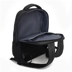 Sac à dos iiCAN pour ordinateur portable 15,6 pouces avec port de chargement USB, gris