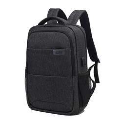Sac à dos iiCAN pour ordinateur portable 15,6 pouces avec port de chargement USB, gris