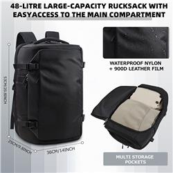 KINGSLONG Sac à dos de voyage pour ordinateur portable 50L