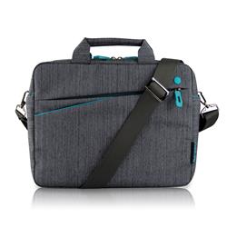 KINGSLONG 15.6" Notebook Messenger Bag, Linen Grey