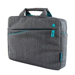 KINGSLONG 15.6" Notebook Messenger Bag, Linen Grey