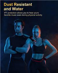 Écouteurs sans fil iCAN MD033-BK avec micro antibruit