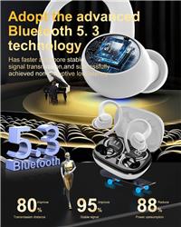 Écouteurs sans fil iCAN MD033-BE avec micro antibruit