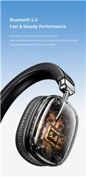Casque sans fil avec son surround argenté AWEI AT7