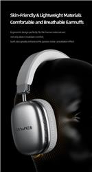 Casque sans fil avec son surround argenté AWEI AT7