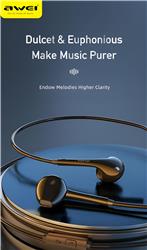 AWEI PC-7 Black Wired Earphones