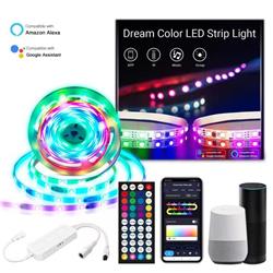 iCAN Smart WiFi Dream Color 16.4FT RGB Strip Light.(Open Box)