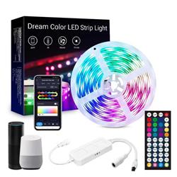 iCAN Smart WiFi Dream Color 16.4FT RGB Strip Light.(Open Box)