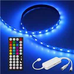 iCAN 9.8FT RGB Strip Light, Remote Control, Music Sync Function