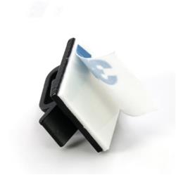 iCAN 100 pcs Clips de câble auto-adhésifs de type R 14,5 x 16 mm, Noir