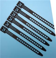iCAN Attache-Câble Nylon Perforée Réutilisable, 9mm x 150mm, 100pcs, Noir