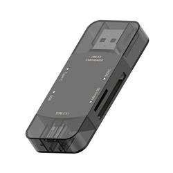 iCAN 4-in-1 USB 3.0+USB-C 3.1 Memory Card Reader