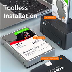 iCAN K308 USB3.0 SATA HDD Docking Station