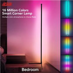 iCAN Smart Corner Floor Lamp,Voice control,Remote Control.