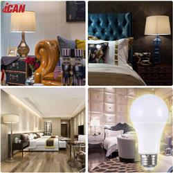 iCAN A19 E26 LED Light Bulbs with Remote, 3000K-6000K Dimmable.