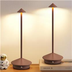 iCAN LED Table Lamp, Brown.