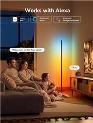 Lampadaire mural Lepro OE1 AI, lampe LED intelligente de 1000 lm, modè