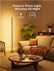 Lampadaire mural Lepro OE1 AI, lampe LED intelligente de 1000 lm, modè