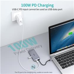 Choetech 9-in-1 USB-C 100W Docking Station for Dual Monitor