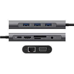 iCAN 10-in-1 USB-C 100W Docking Station(Open Box)