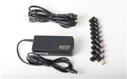 iCAN 65W Universal Laptop Charger with 9 DC Tips