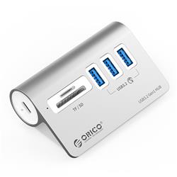 ORICO 3-Port USB 3.2 Type-A Hub, SD Card Reader with 50cm Cable