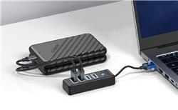 Orico 4-Port USB 3.0 Data Transfer Hub with USB-A Input