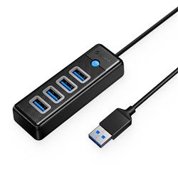 Orico 4-Port USB 3.0 Data Transfer Hub with USB-A Input