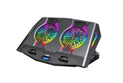 iCAN Gaming Laptop Cooler with Phone Holder, 2 Quiet Big Fans(Open Box)