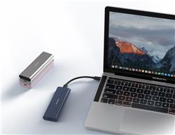 Blueendless  M2815SN Aluminum Alloy Dual Protocol free tool External  Type C USB 3.1 10Gbps M.2 NVMe & 5Gbps NGFF SSD Enclosure