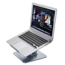 Hoco PH52 Ergonomic Tablet and Laptop Stand Holder with 360° Rotating Base, Gray.