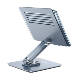 Hoco PH52 Ergonomic Tablet and Laptop Stand Holder with 360° Rotating Base, Gray.