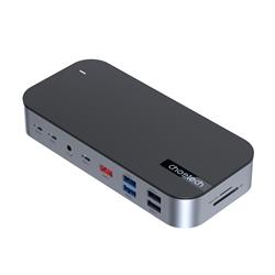 Choetech 15-in-1 USB-C 100W 10Gbps Docking Station, Quadruple Display