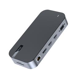 Choetech 15-in-1 USB-C 100W 10Gbps Docking Station, Quadruple Display