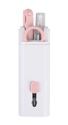 Ensemble de brosses de nettoyage pour clavier iCAN K7 7 en 1, rose.