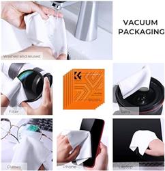 K&F Concept SKU.1918 15-in-1 Cleaning Kit (2 Pieces Vacuum Cleaning Cloth, Cleaning Pen, Silicone Air Blower, 10 Pieces Wet Wip